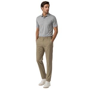 Theory Curtis Precision Tech Khaki Pants Mens Size 34 Travel Casual Athleisure